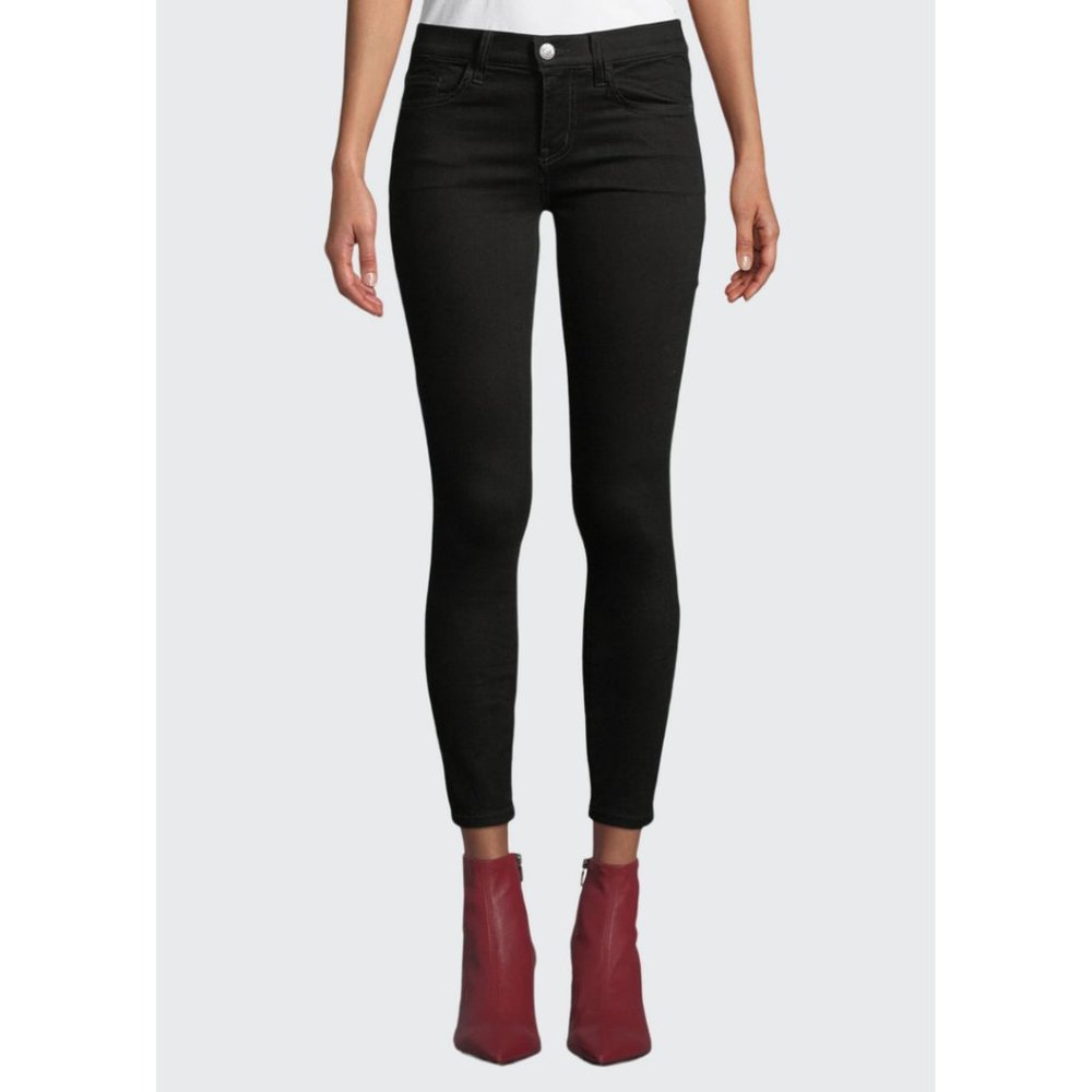NWT Current/Elliott Stiletto Black Skinny Jeans 24